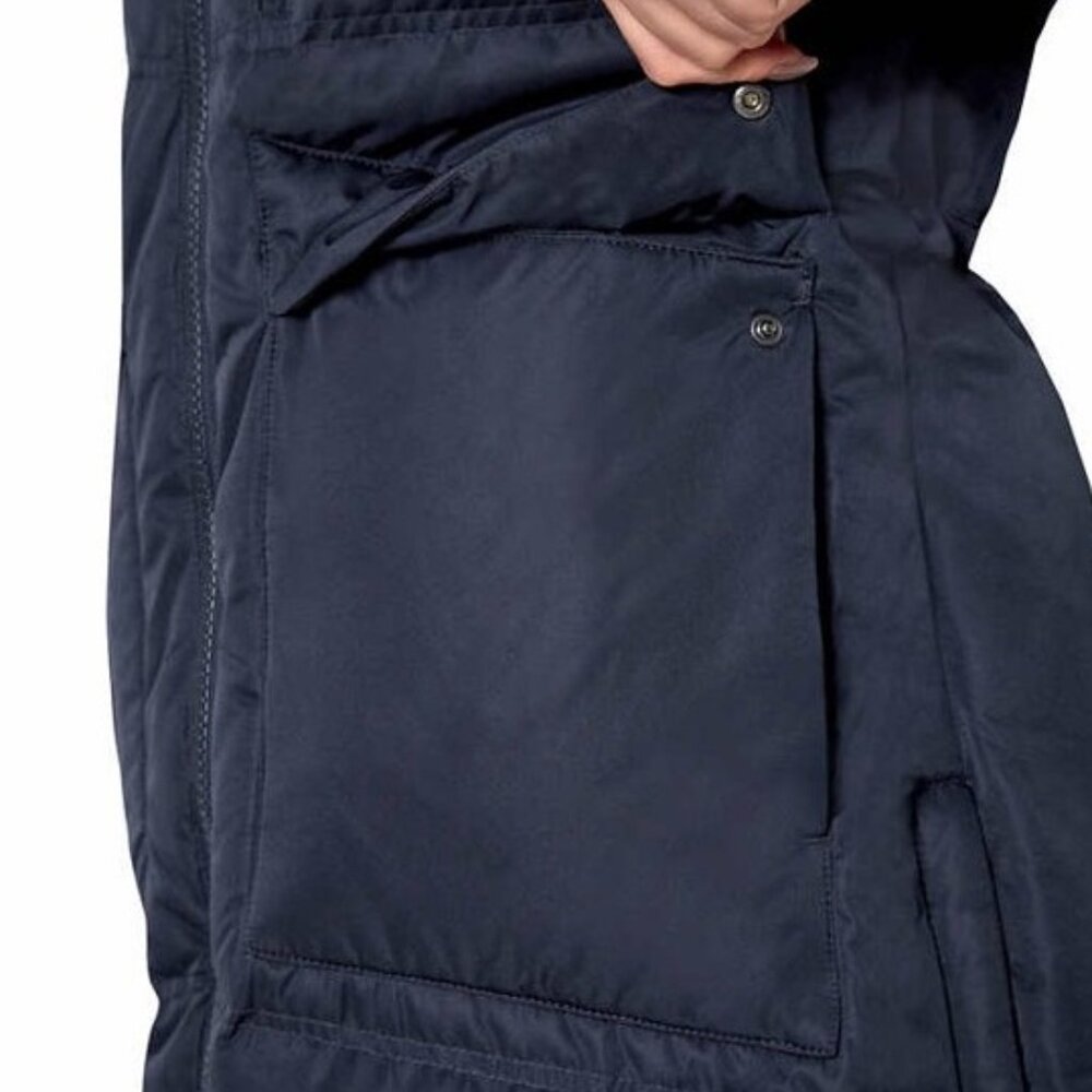 NWT Womens Mondetta Outdoor Mid-Length Down Puffer Jacket Black - Picture 3 of 4
